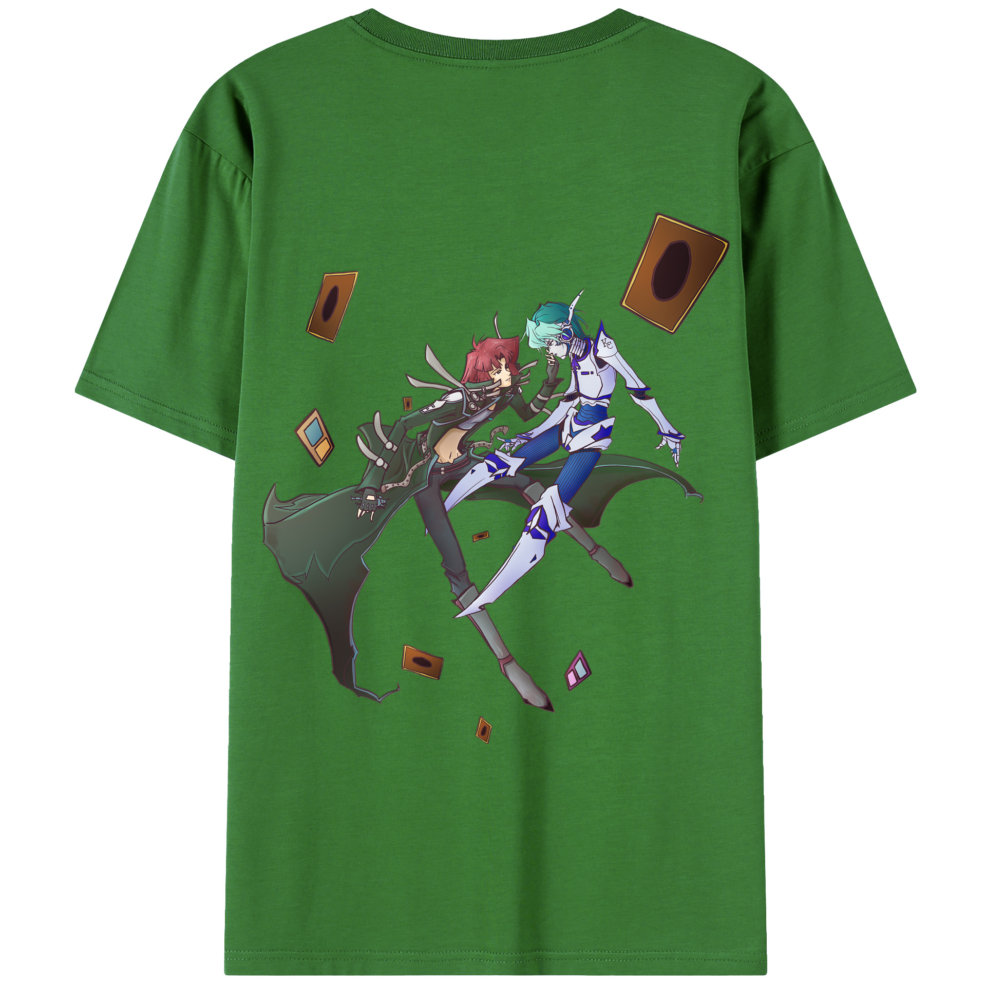 遊☆戯☆王 Yu-Gi-Oh! レディース半袖Tシャツ(バックプリント)